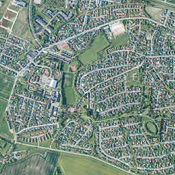 Kort Over Klarup Bakkelystien Klarup Aalb luftfoto på Krak Kort Over Klarup