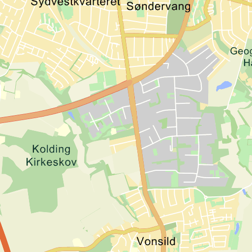 Krak Kort Kolding Vonsildvej Kolding kort på Krak Krak Kort Kolding