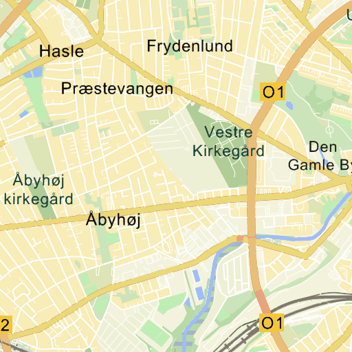 Kort Over Brabrandstien Aarhus Brabrandstien kort på Krak Kort Over Brabrandstien