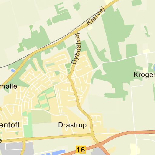 Kort Over Assentoft Assentoft kort på Krak Kort Over Assentoft