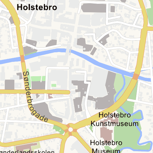 Krak Kort Holstebro Den Røde Plads Holstebro kort på Krak Krak Kort Holstebro