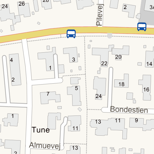 4030 Tune Kort Lindevej 6 4030 Tune ruteplan på kort 4030 Tune Kort